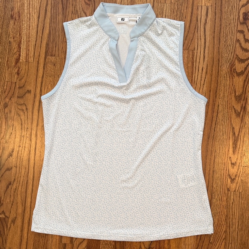 Footjoy Sleeveless Golf Polo, Medium